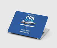 Thumbnail for Beechcraft King Air C90 design on blue MacBook case