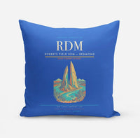 Thumbnail for Roberts Field (RDM) design on blue pillow
