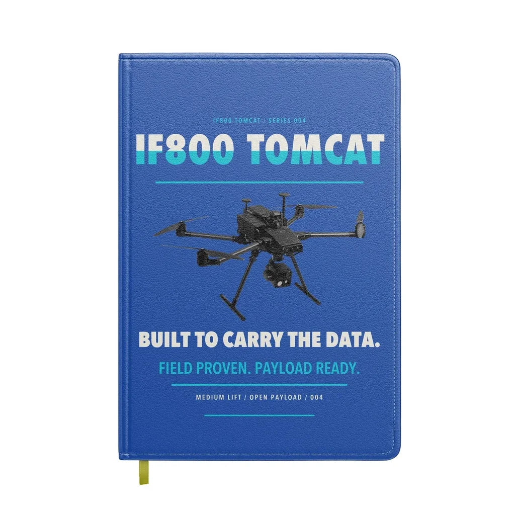 Inspired Flight IF800 Tomcat design on blue notebook