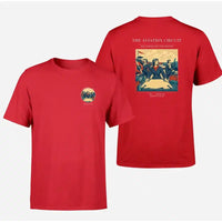 Thumbnail for VINTAGE G4164 - The Aviatrix Circuit - Double-Side T-Shirt design on red double side t shirt