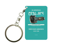 Thumbnail for CF34-8C5 Key Chain design on turquoise key chain