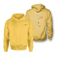 Thumbnail for SIGNAL 588 - Wingtip Reads Invisible Rivers - Double-Side Hoodie design on yellow double side hoodie