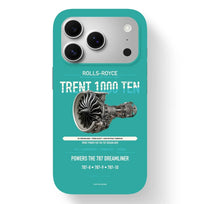 Thumbnail for TRENT 1000 TEN Case design on turquoise iphone case