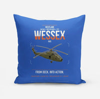 Thumbnail for Westland Wessex HU5 design on blue pillow