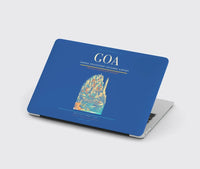 Thumbnail for Genoa Cristoforo Colombo Airport (GOA) design on blue MacBook case