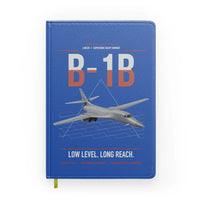 Thumbnail for B-1B Lancer design on blue notebook