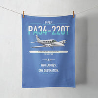 Thumbnail for Piper PA-34-220T Seneca V design on blue towel
