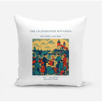 Thumbnail for VINTAGE G4418 - The Lightkeeper Rotation - Designed Pillows design on white