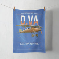Thumbnail for Albatros D.Va design on blue towel