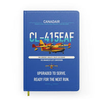 Thumbnail for Canadair CL-415EAF design on blue notebook