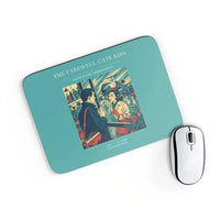 Thumbnail for VINTAGE G4380 - The Farewell Gate Kiss - Designed Mouse Pads design on turquoise rectangle
