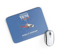 Thumbnail for Turkish Aerospace T625 Gökbey design on blue rectangle mouse pad