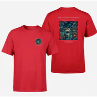 Thumbnail for VINTAGE G4187 - The Lantern Anchorage - Double-Side T-Shirt design on red double side t shirt