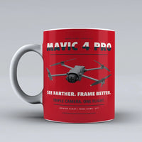 Thumbnail for Mavic 4 Pro Mug design on red dji