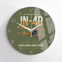 Thumbnail for Curtiss JN-4D Jenny design on green army no frame wall clock