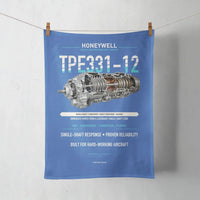 Thumbnail for TPE331-12 design on blue towel