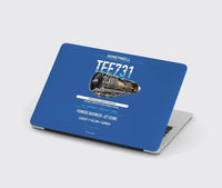 Thumbnail for TFE731 design on blue MacBook case