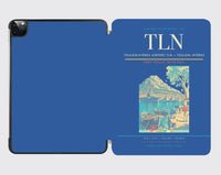 Thumbnail for Toulon-Hyères Airport (TLN) design on blue ipad tablet case