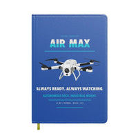 Thumbnail for Percepto Air Max design on blue notebook