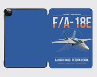 Thumbnail for F-A-18E Super Hornet design on blue ipad tablet case
