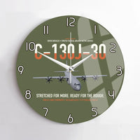 Thumbnail for C-130J-30 Super Hercules design on green army no frame wall clock