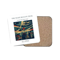 Thumbnail for The Night Beacon Trail - Designed Coasters design on white 1-piece