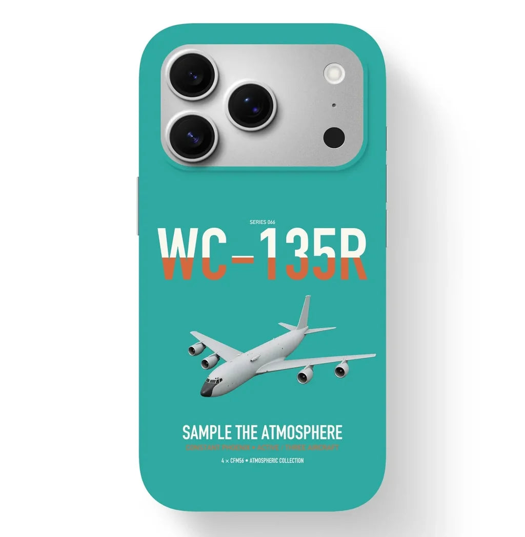WC-135R Constant Phoenix design on turquoise magsafe iphone case, for iPhone 17 Pro