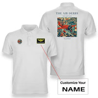 Thumbnail for VINTAGE G4025 - The Air Derby - Double-Side Polo T-Shirt design on white+name