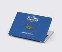 Thumbnail for Boeing CH-47F Chinook design on blue MacBook case