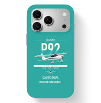 Thumbnail for Tecnam P92 Echo MkII design on turquoise magsafe iphone case, for iPhone 17 Pro