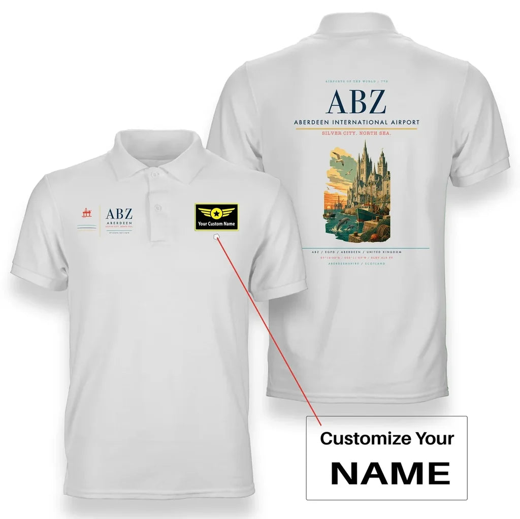 Aberdeen International Airport ABZ White+Name