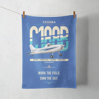 Thumbnail for Cessna A188B AgTruck design on blue towel