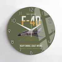 Thumbnail for F-4D Phantom II design on green army no frame wall clock