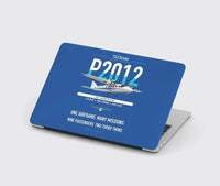 Thumbnail for Tecnam P2012 Traveller design on blue MacBook case