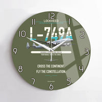 Thumbnail for Lockheed L-749A Constellation design on green army no frame wall clock