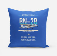 Thumbnail for Britten-Norman BN-2B-26 Islander design on blue pillow
