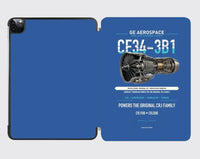 Thumbnail for CF34-3B1 design on blue ipad tablet case