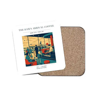 Thumbnail for The Dawn Arrival Coffee - Designed Coasters design on white 1-piece