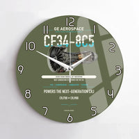 Thumbnail for CF34-8C5 design on green army no frame wall clock