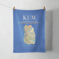 Thumbnail for Yakushima Airport (KUM) design on blue towel