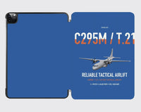Thumbnail for Airbus C295M T.21 design on blue ipad tablet case