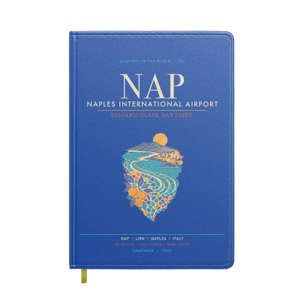 Naples International Airport NAP - Vesuvian Ceramic Current - Blue