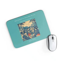 Thumbnail for VINTAGE G4511 - The Dispersal Field Breakfast - Designed Mouse Pads design on turquoise rectangle