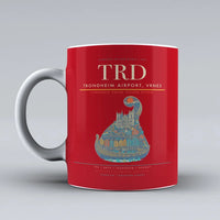 Thumbnail for Trondheim Airport, Vrnes TRD Mug - Red