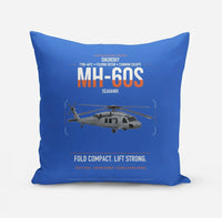 Thumbnail for Sikorsky MH-60S Seahawk design on blue pillow