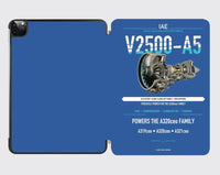 Thumbnail for V2500-A5 design on blue ipad tablet case