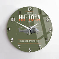 Thumbnail for Leonardo HH-101A Caesar design on green army no frame wall clock