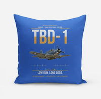 Thumbnail for TBD-1 Devastator design on blue pillow
