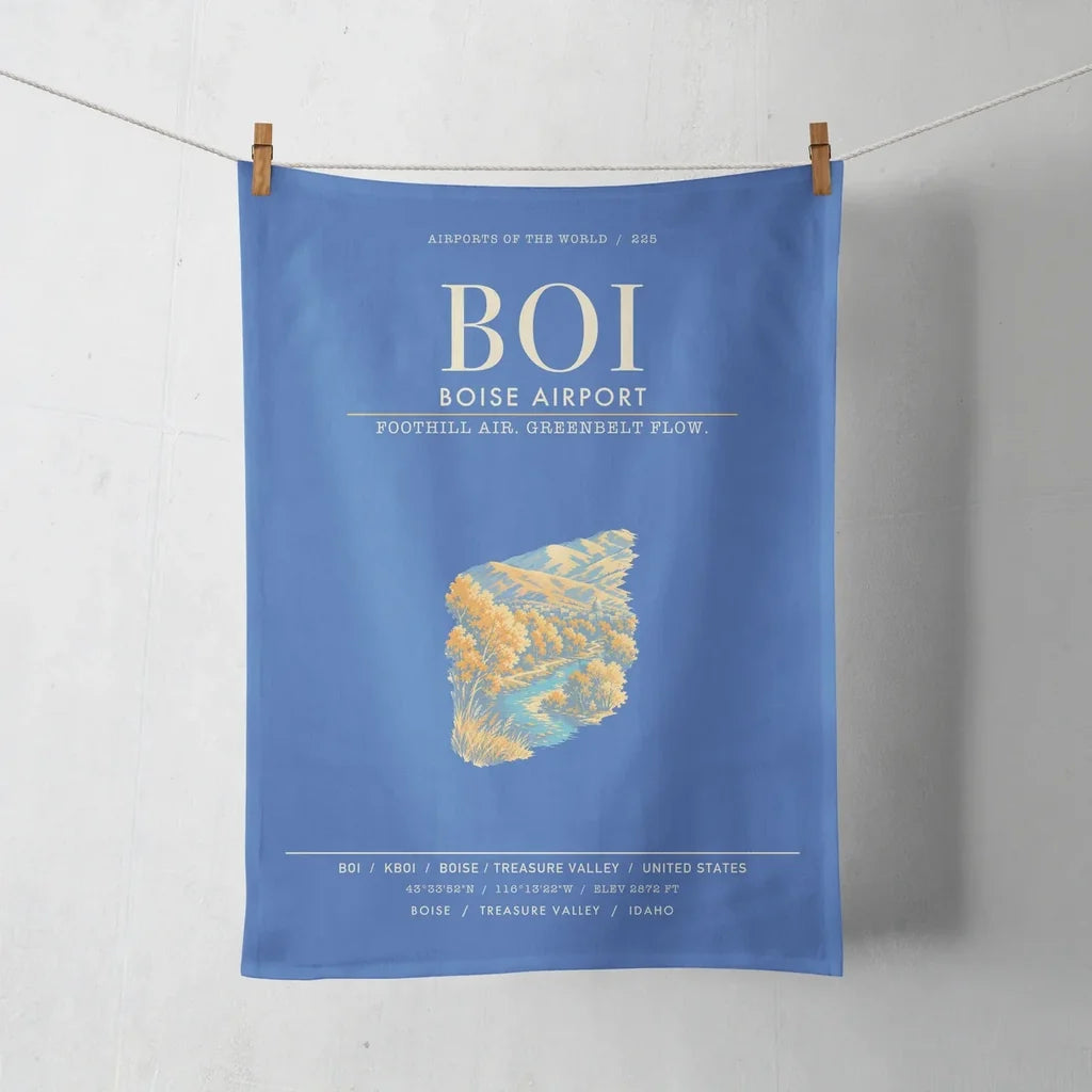 Boise Airport BOI - Blue
