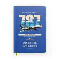 Thumbnail for Boeing 787-8 Dreamliner design on blue notebook